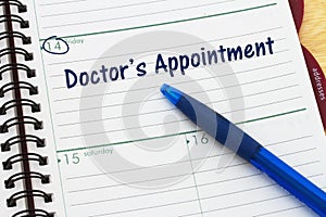 Scheduling your doctor`s appointment photo