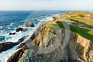 Scheildren, most iconic and photographed landscape at Malin Head, Ireland\'s northernmost point