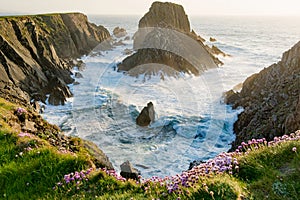 Scheildren, most iconic and photographed landscape at Malin Head, Ireland\'s northernmost point, Wild Atlantic Way,