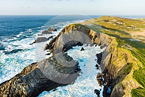 Scheildren, most iconic and photographed landscape at Malin Head, Ireland\'s northernmost point, Wild Atlantic Way