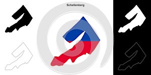 Schellenberg outline map