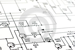 Schematic diagram. photo