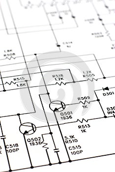 Schematic diagram. photo