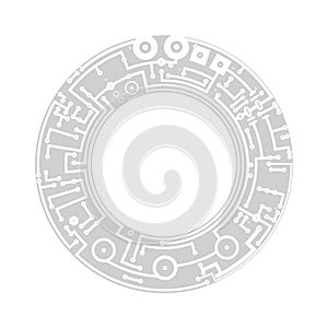 Schematic diagram - plan of electronic circuit