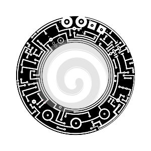 Schematic diagram - plan of electronic circuit