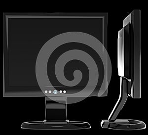 Schematic view of an lcd