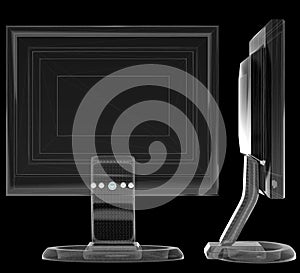 Schematic view of an LCD wireframe