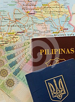 Schengen VISA with philippine / ukraine passport