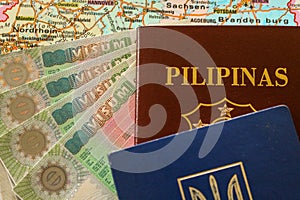 Schengen VISA with philippine / ukraine passport