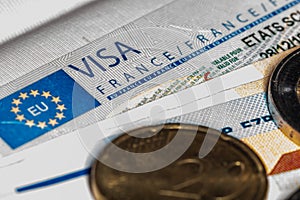Schengen visa. This sample of the Schengen visa has been put into circulation since 2019.