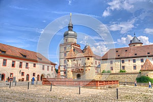 Scherenbergtor in Marienberg Fortress (Castle), Wurzburg, Bayern, Germany