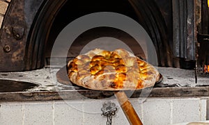 Schiacciata is a kind of bread made in Tuscany, Italy