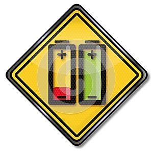 Battery and energy plus and minus