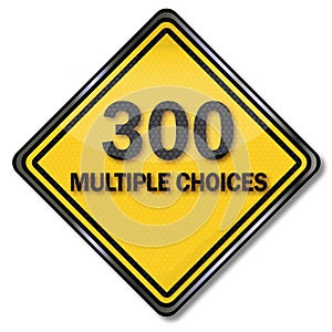 Computer sign and computer plate 300 multiple choices