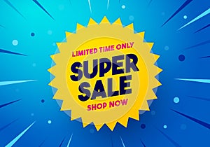 Modern Bagde With Text Super Sale photo