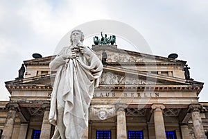 Schiller Monument in Gendarmenmarkt, Berlin, Germany