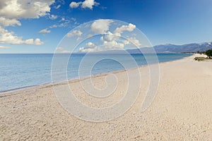 Schinias beach in Attica near Athens, Greece photo