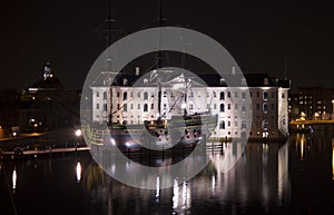 Schip museum in Amsterdam