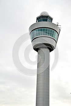 schiphol airport control tower in Amsterdam