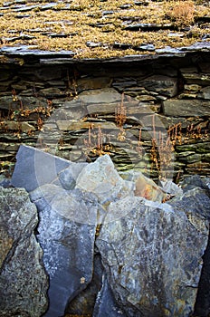 Schist House detail