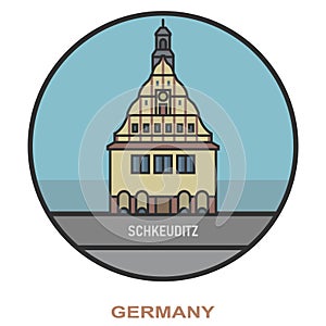 Schkeuditz. Cities and towns in Germany