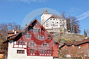 Schlangenhaus and Werdenberg Castle