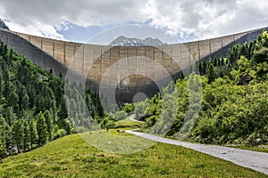 Schlegeis dam, Zillertal valley