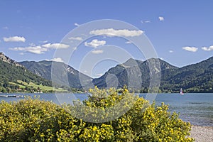 Schliersee - idyllic alpine lake in Upper Bavaria