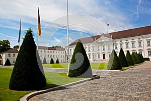 Schloss Bellevue. Presidential palace, Berlin, Germany