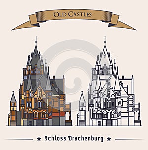Schloss Drachenburg castle building, konigswinter