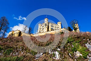 Schloss Hohenschwangau Castle (High Swan County Palace), Fussen, Bavaria, Germany