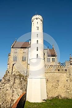 Schloss Lichtenstein Castle Germany Baden-Wuerttemberg Swabian This fairy-tale castle is famous landmark