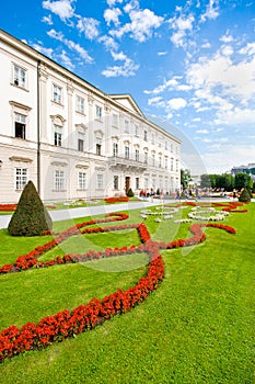Schloss Mirabell with Mirabellgarten in Salzburg, Austria