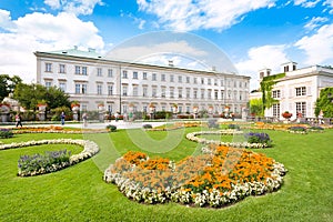 Schloss Mirabell with Mirabellgarten in Salzburg, Austria photo