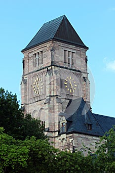 Schlossbergmuseum, a former Benedictine monastery, now the museum for the history of the city of Chemnitz, Saxony in Germany