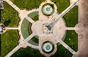 Schlossplatz in Stuttgart, Germany