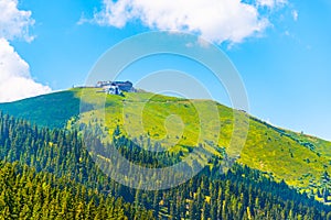 Schmittenhohe - mountain above Lake Zell with beautiful panoramic view. Summer time Alpine hiking. Austria photo