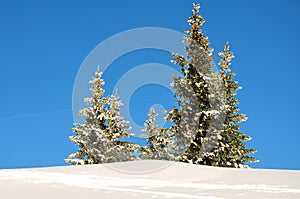 Schneeberg, Austria, Winter scene