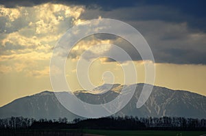 Schneeberg with Sormy Clouds, Austria