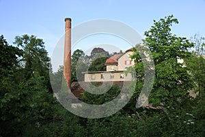 Schoenau, old factory in Wetzikon, Zurich.