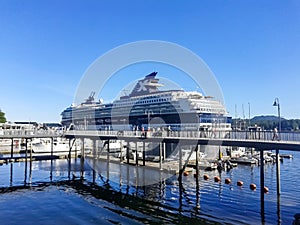 7/112014 ,schoenbar road ketchikan ,alaska ,celebrity century docked in pier during her world tour