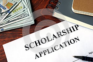 Scholarship Application.