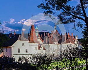 Schonborn Palace near the city of Mukacheve in the Zakarpattia r photo