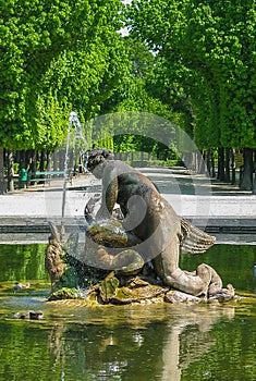 Schonbrunn Palace fountain