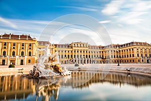 Schonbrunn palace in Vienna, Austria