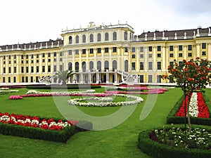 Schonbrunn Palace in Vienna, Austria