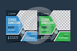 School Admission Social Media Post