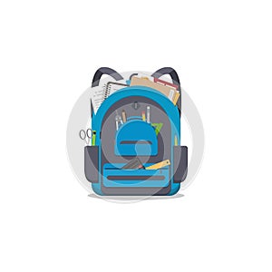 School backpack illustration