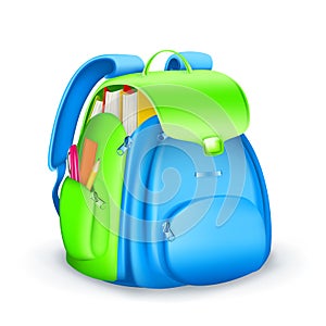 School bag icon photo