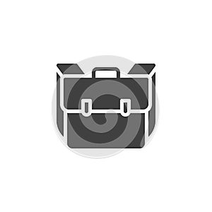 School bag, knapsack vector icon
